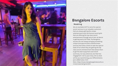 Escort Service In Bangalore