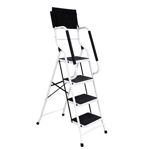 Buy Wiberwi Step Ladder With Handrails Lb Capacity Step Stool