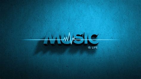 Music Is My Life Hd Wallpaper Graphic Design 1034532 Hd
