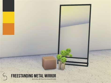 The Sims Resource Freestanding Metal Mirror