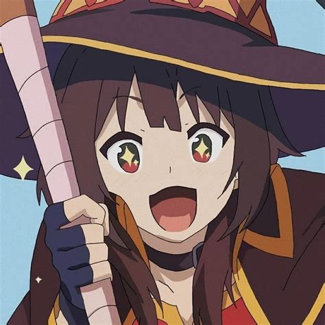 Happy Megumin Anime Expressions Cute Anime Character Anime Characters