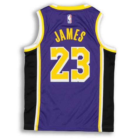 Nike Kids Los Angeles Lakers LeBron James #23 Statement Swingman NBA png image