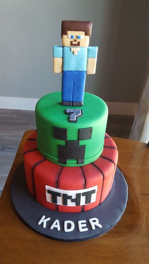 Minecraft Steve Cake By Trina Tru Minecraft Birthday Cake Minecraft