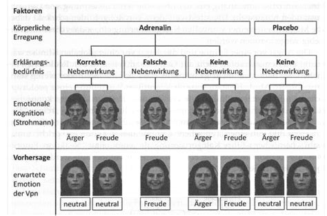 Abbildung 15 Experiment Von Schachter Und Singer Es Wurden Drei