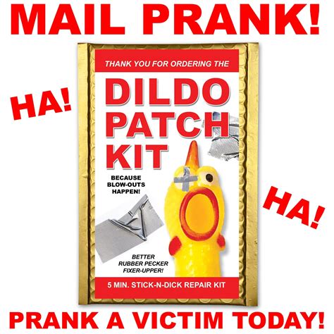 Dldo Patch Kit Prank Mail Gets Sent Directly To Your Victim Etsy In 2022 Funny Gags Prank