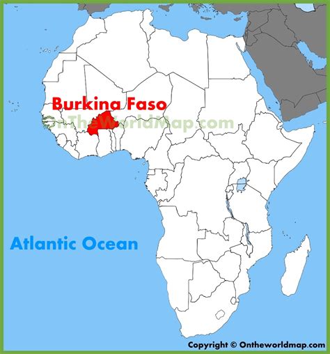 Where Is Burkina Faso Located On The Map
