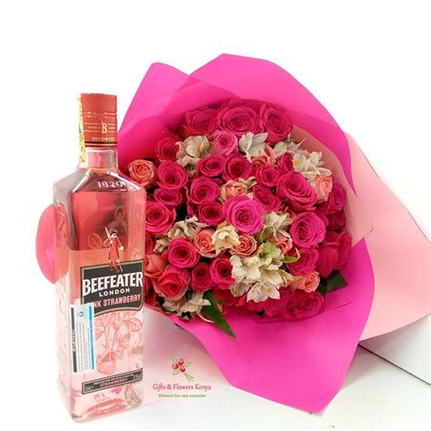 Enchanted Rose Ferrero Combo Gifts And Flowers Kenya Same Day Flower Delivery Kenya Flower