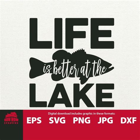 Life Is Better At The Lake Svg File