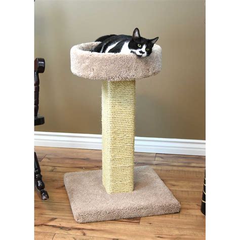 Cats Choice Solid Wood Large Cat Scratching Post And Sleeper 130087