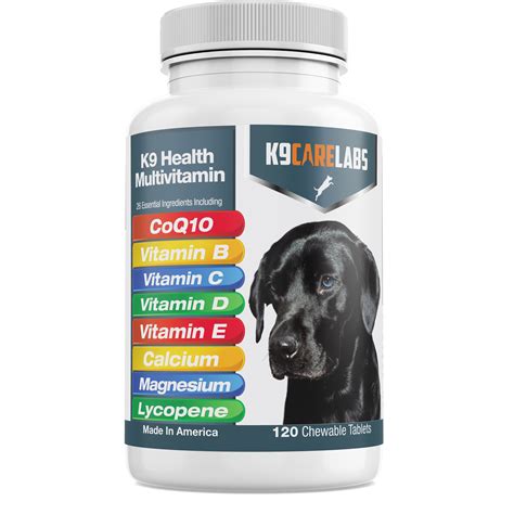 The research behind these ingredients shows that this product can help with bad breath, skin conditions, cavity prevention. Dog Vitamins - 8 in 1 Daily Dog Multivitamin - 120 ...