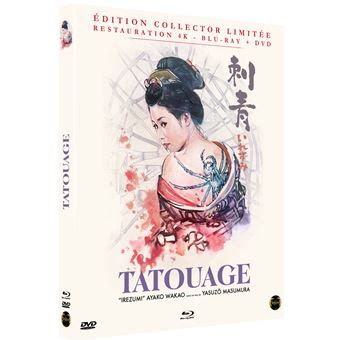 Tatouage Édition Collector Limitée Combo Blu ray DVD Blu ray Yasuzo Masumura Ayako Wakao