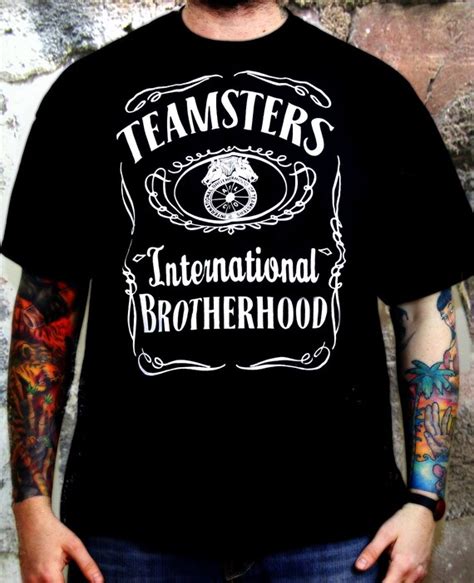 Teamsters Union T Shirt Black All Sizes Brotherhood