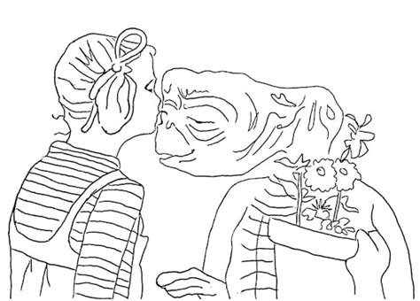 Et The Extra Terrestrial Coloring Pages Coloring Pages