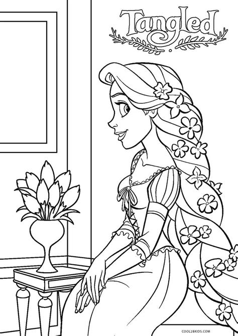 Rapunzel Free Printable Coloring Pages