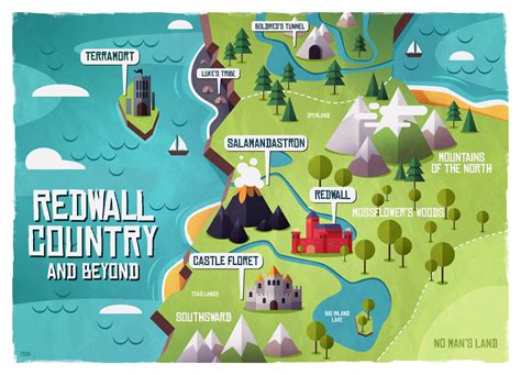 Redwall Map — Tbdk Illustration And Design