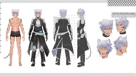 Character Sheet Anime Style Artistsandclients