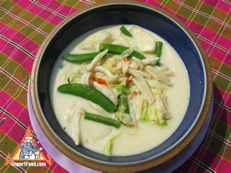 Recipe Thai Vegetables In Coconut Milk Phak Tom Kati