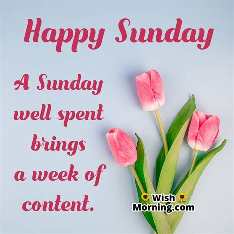 Beautiful Sunday Positive Quotes Wish Morning