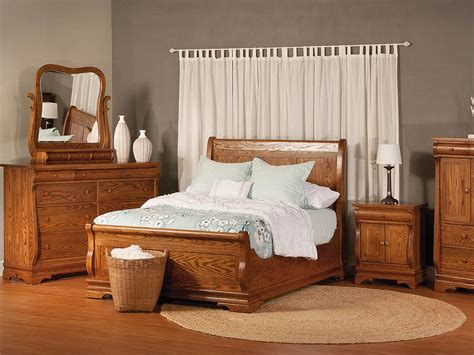 Milwaukee Queen Sleigh Bed Countryside Amish Furniture