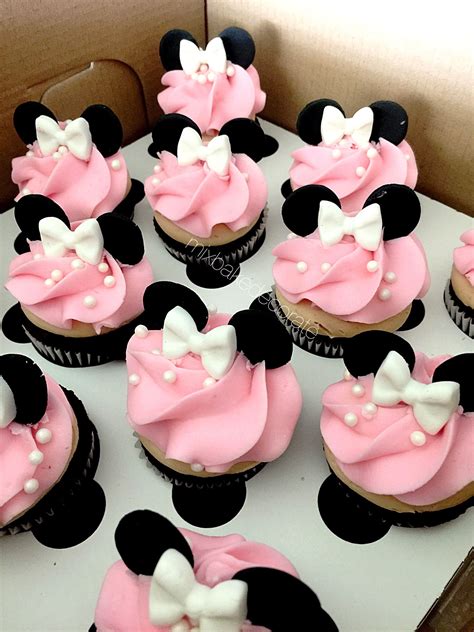 Minnie Mouse Cupcakes Minnie Mouse Party Bolo Da Minnie Mouse Mini