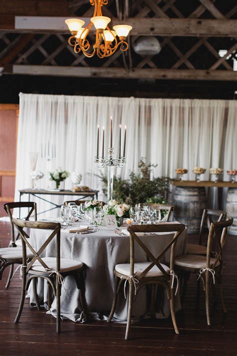 Gray And Ivory Rustic Reception Elizabeth Anne Designs The Wedding Blog