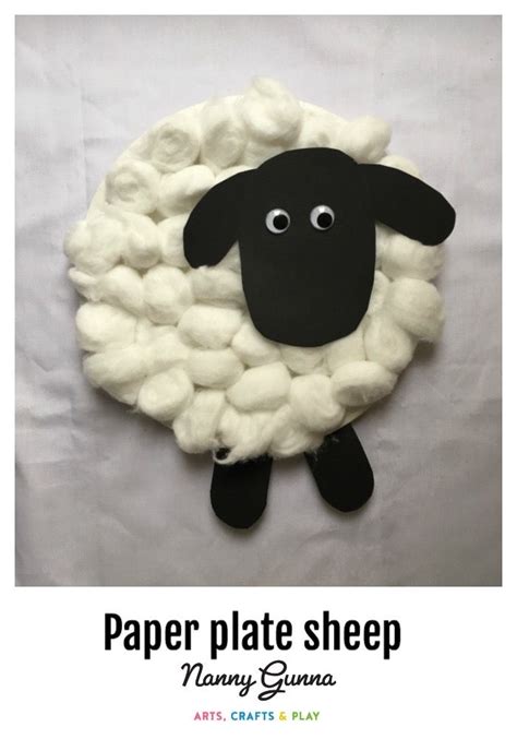 Paper Plate Sheep Nannygunna Recipe Animal Crafts For Kids