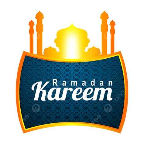 Ramadan Kareem Clipart Transparent Png Hd Ramadan Kareem Sign With