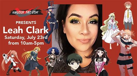 Unlock The Con Presents Voice Actress Leah Clark Tickets At Auburn