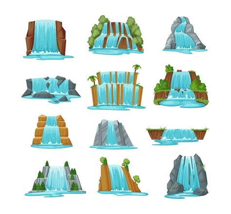 Kozjak Waterfall Vectors And Illustrations For Free Download Freepik