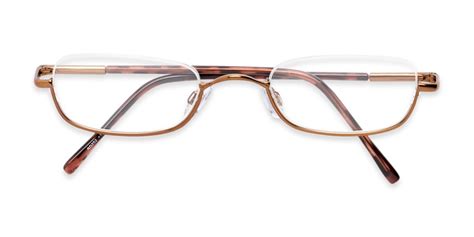 Semi Rimless Half Frame Reader Metal Frame Glasses