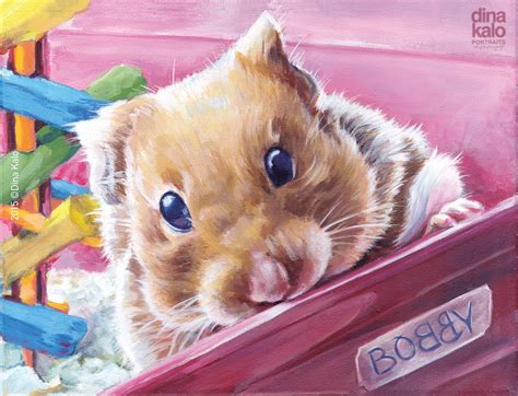 Pet Portraits For The Love Of Hamsters Dina Kalo Fine Art