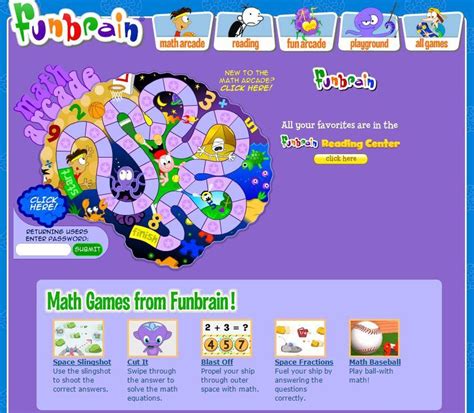 Funbrain The Best Games To Play In Elementary School Rnostalgia