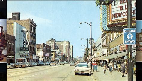 Downtown Gary Indiana In The 1960s Taken In Front Of The Palace