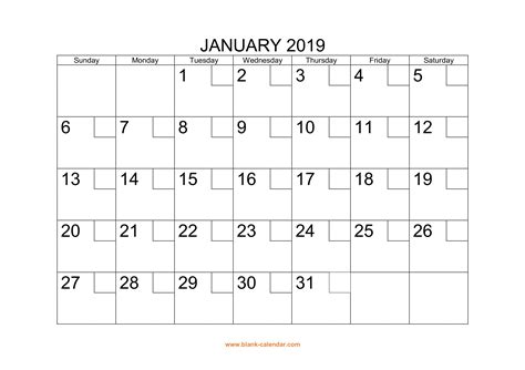 Free Download Printable Calendar With Check Boxes