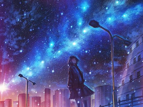 Update More Than 74 Anime Night Sky Wallpaper Super Hot In Duhocakina