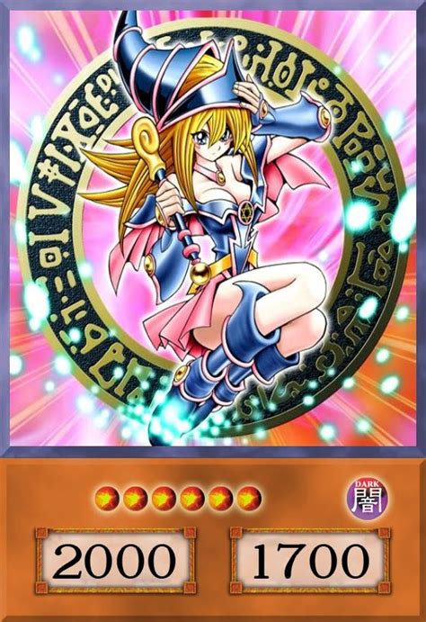 Yugioh Anime Card Dark Magician Girl Alternate Artwork Yu Gi Oh