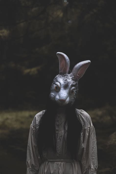 Rabbit Mask Horror Photography ⋆ Kelly Jean Horror Photography