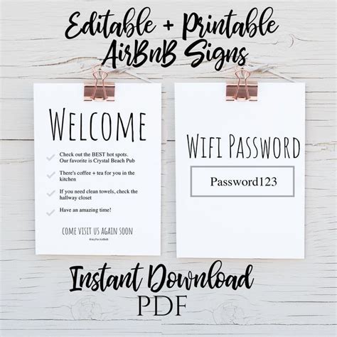 Airbnb Guest Sign Custom Guest Sign Welcome Guest Sign Vrbo Sign