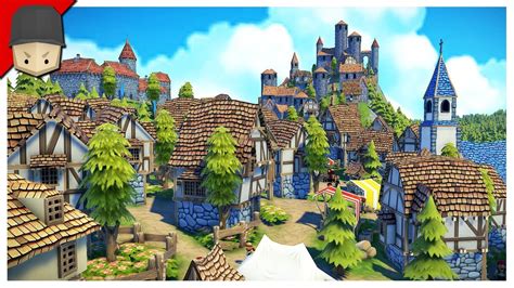 Building A Huge Castle Foundation Gameplay Medieval City Builder