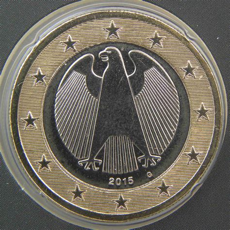 Bugün 1 euro ne kadar? Deutschland 1 Euro Münze 2015 G - euro-muenzen.tv - Der ...