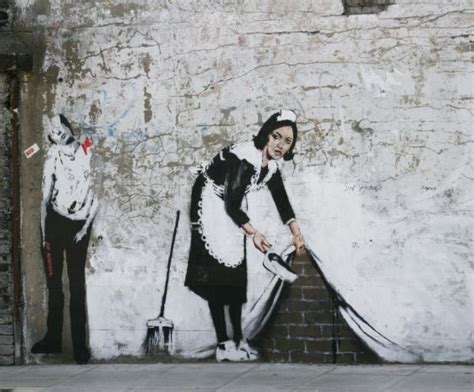 Banksy's political statements and disruptive vision have impacted cities across the globe at vital at the age of 18, banksy was nearly caught vandalizing public spaces by police. Street Art Banksy in Doe Museum - Doe Museum