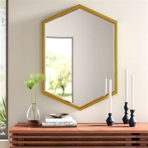 30 Photos Rectangle Ornate Geometric Wall Mirrors