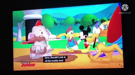 Mickey Mouse Clubhouse Baby Elephants Jump In To Your Mud Donald Duck