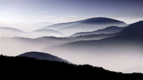 Photography Landscape Nature Mist Mountain Wallpapers Hd Desktop
