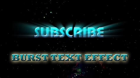 Light Burst Text Fx In Photoshop Cs6 Very Easy Way In Just 3 Mints