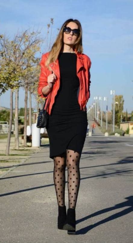How To Wear Tights With A Dress Polka Dots 51 Ideas Polka Dot Tights Outfit Patterned Tights