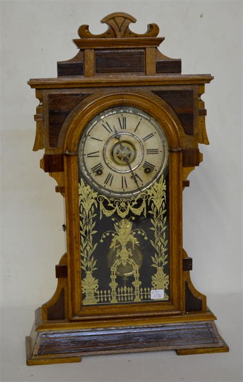 Antique Sessions Oak Kitchen Clock Price Guide