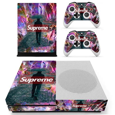 Supreme Decal Skin Sticker For Xbox One S Console And Controllers