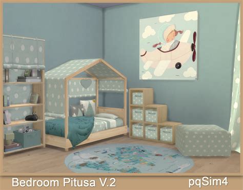 Toddler Bedroom “pitusa” V2 By Pqsim4 Created Emily Cc Finds