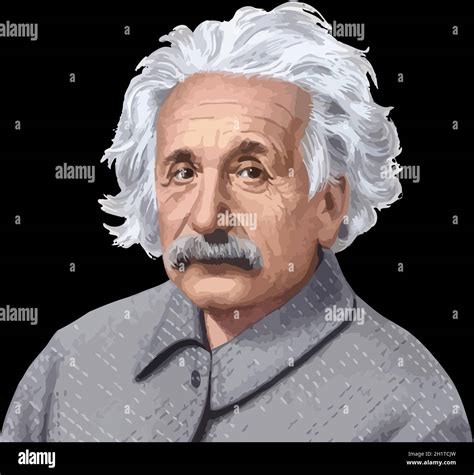 Albert Einstein Genius Face Editorial Illustration Stock Photo Alamy